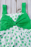 St. Patrick's day four-leaf clover infant baby girls dress 251259M