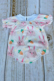 My 1st Easter embroidery ruffle short sleeve baby onesies 251269M A13S4