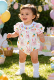 My 1st Easter embroidery ruffle short sleeve baby onesies 251269M A13S4