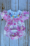 EGG START & bunny embroidery easter baby onesies 251270M  A13S4
