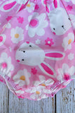 EGG START & bunny embroidery easter baby onesies 251270M  A13S4
