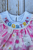 EGG START & bunny embroidery easter baby onesies 251270M  A13S4