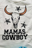 MAMA'S COWBOY & bull skull infant baby boy clothing set 251272M A13S1