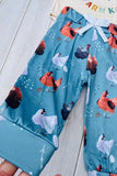 Western farm kid romper & pant & hat 3pc baby boutique sets 2601077M