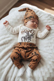 Western rodeo kid romper & pant & hat 3pc baby boutique sets 2601087M 15S2