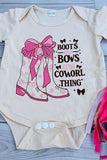 Western cowgirl romper & fringe bloomer baby boutique sets 2601090M 12S3