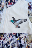 Western mallard embroidery short sleeve baby boutique jumpsuit 2601093M 15S1