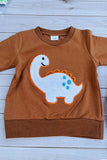 Trendy dinosaur sweatshirt & pant boy's boutique set 2601098M 15S1