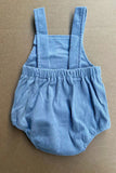 Halloween pumpkin embroidery corduroy baby boutique romper 2601100M 15S2