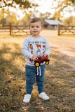 Western "SO GOD MADE A COWBOY"sweatshirt & pant boy's boutique set 2601111M 12S3
