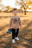 Western "I come from GOOD STOCK" sweatshirt & pant boy's boutique set 2601112M 12S3