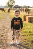 Western "MAMA'S LITTLE COWBOY" sweatshirt & pant boy's boutique set 2601113M 12S3