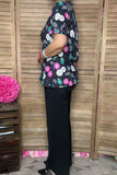 Southern Stitch Western 8-ball printed short sleeve women t-shirt XCH17025
