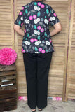 Southern Stitch Western 8-ball printed short sleeve women t-shirt XCH17025
