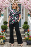 Southern Stitch Western 8-ball printed short sleeve women t-shirt XCH17025