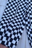 Mom and me Checkered Loose Overall girls Romper/Jumpsuit XCH05035 A11S1