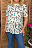 Southern Stitch Western patterns short sleeve women's t-shirt XCH17070(ES2)