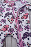 Western pattern printed long sleeve baby romper XCH05036 A15S2