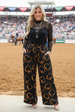 Southern Stitch Playing card printed wide leg women pant XCH17170