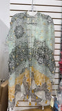 YZ207016 Black/yellow multi pattern printed kimono 3pc-$10  HS1