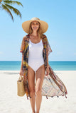 Western block tribal printed kimono w/tassels 3pc-$10  YZ207033 HS1