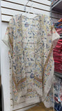 Women's cardigan duster Blue floral printed kimono 3pc-$10 YZ213213 IS23