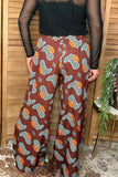 Southern Stitch Western boots & checkered print wide leg women's pant XCH17090 GS13