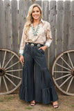 Western rodeo long sleeve women's boutique shirts w/button-up Southern Stitch GJQ16972