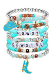 Western turquoise cowgirl bracelet $10 FOR 3SETS