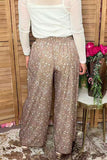 Western paisley hem binding wide leg women's boutique pant Southern Stitch XCH17085 GS7