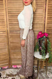Western paisley hem binding wide leg women's boutique pant Southern Stitch XCH17085 GS7