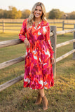 Trendy western long sleeve midi women's boutique dress GJQ16294 (AS6)