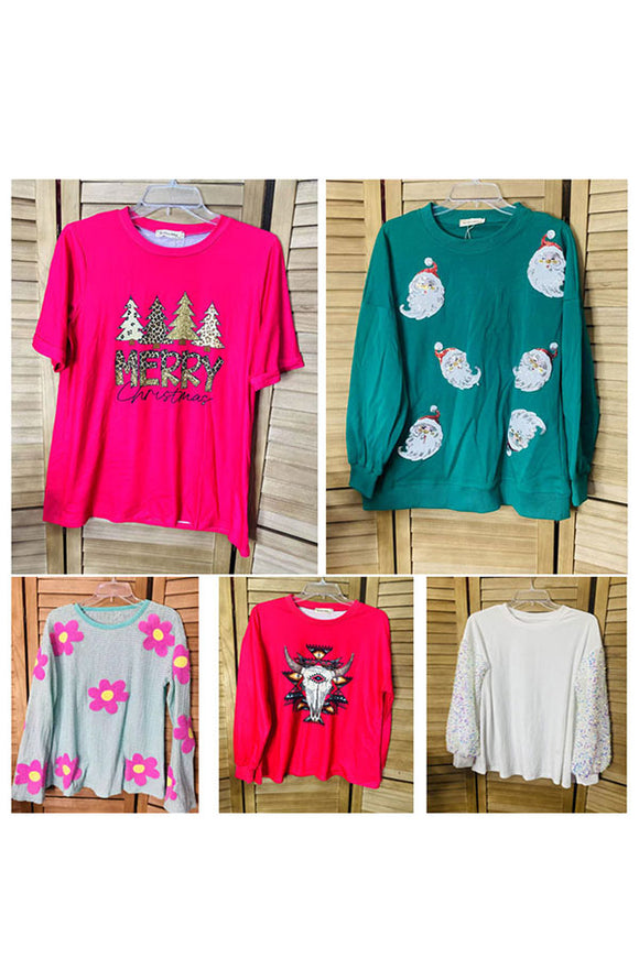 Buy Christams women's clothing 5pcs $25 mix, Brand new No return, No refund