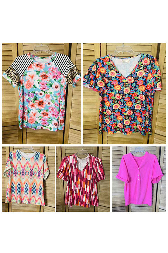Shop spring style women's clothing 5pcs $25 mix, Brand new No return, No refund