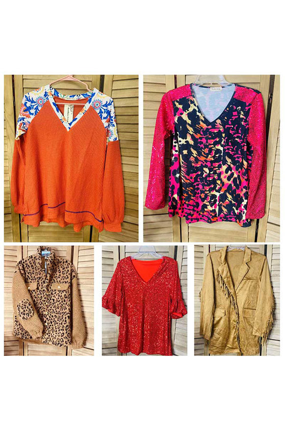 Shop winter women's clothing 5pcs $25 mix, Brand new No return, No refund