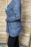 XCH14354 BULL,LEOPARD PRINTED LONG SLEEVE TOP (CS9)