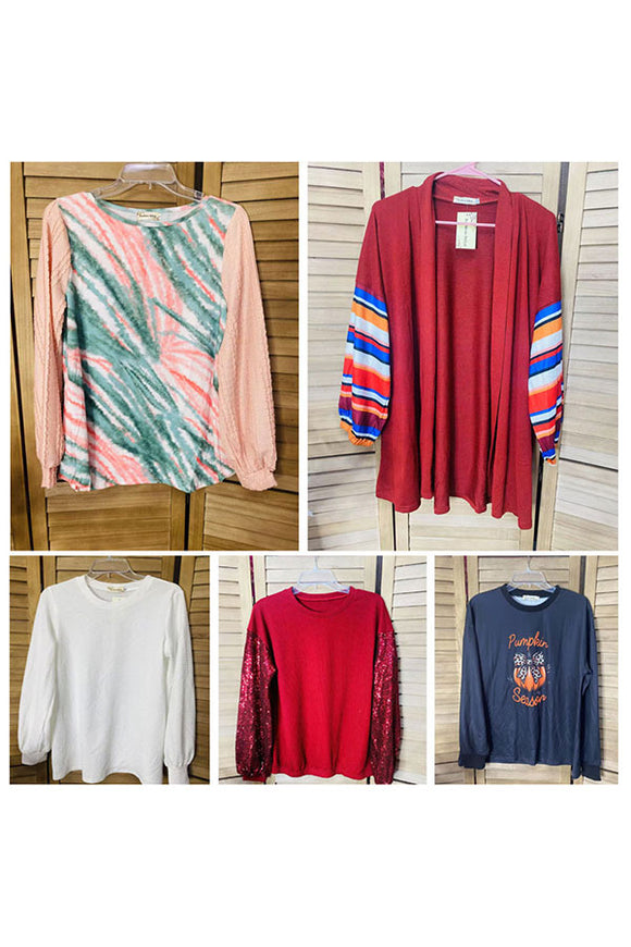 Shop autumn women's clothing 5pcs $25 mix, Brand new No return, No refund