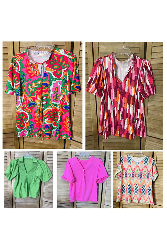 Shop summer women's clothing 5pcs $25 mix, Brand new No return, No refund
