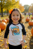 GOBBLE TILL YOU WOBBLE Thanksgiving children t-shirt DLH0824-22 A3S7
