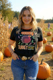 "COOLEST TURKEY AROUND" Black printed women t-shirt DLH10108 IS4