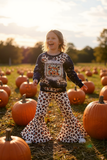 Cheap Halloween SPOOKY GIRL Black & Leopard girls sets XCH0015-7H 9S5