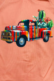 Western truck pink top serape pant girls boutique set DLH0923-11 (A5S9)