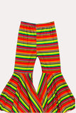 Western truck pink top serape pant girls boutique set DLH0923-11 (A5S9)