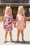 Western Mix & Match top & shorts girls boutique set (2 sets bundle) DLH2399 A3S3
