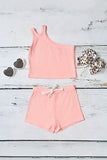 Western Mix & Match top & shorts girls boutique set (2 sets bundle) DLH2399 A3S3