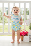 Shop Embroidered "I LOVE MAMA" daisies baby romper DLH2413 A13S2