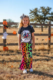 "FOR THE LOVE OF HALLOWEEN" top & jeans girls boutique set DLH2613 DLH2728 (9S6)