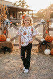Halloween pumpkin & ghost top black jeans boutique girls set DLH2617 DLH2694 9S6