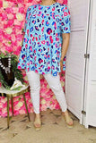 Women's clothing suppliers Leopard baby doll women blouse & short sleeve GJQ14495 (DS8)