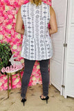 Women's top suppliers Aztec printed & sleeveless & strings GJQ14967 (CS3